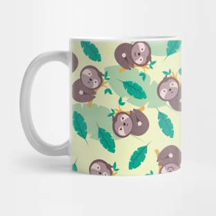 Cute sloths pattern, Funny sloth pattern, Sloths are cute Mug